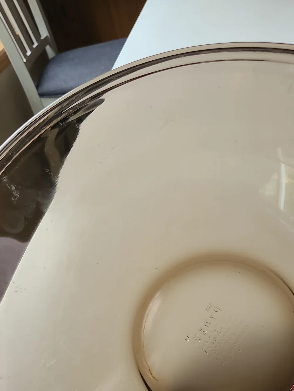 Pyrex Smoky Brown Glass Mixing Bowl